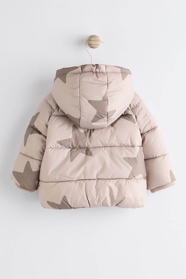 Neutral Star Baby Puffer Coat (0mths-2yrs) - Image 2 of 7