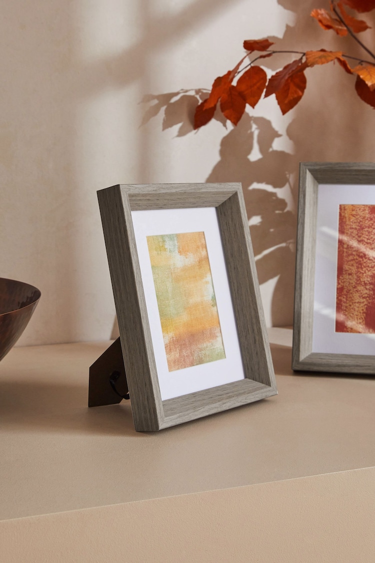 Grey Oak Effect Aspen Photo Frame - Image 1 of 3