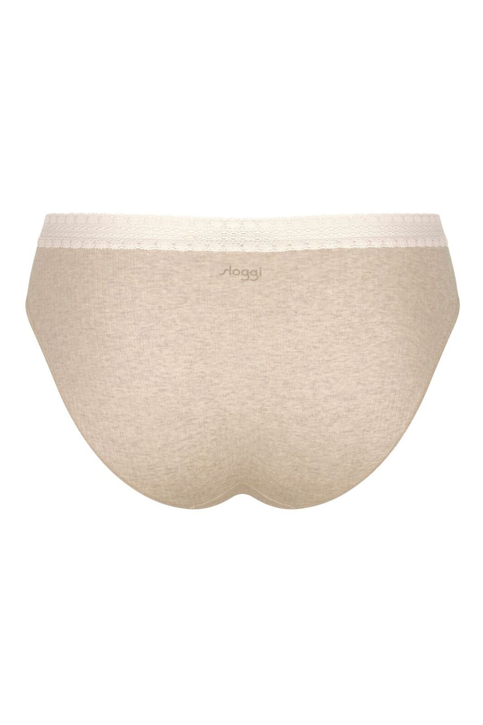 Sloggi GO Ribbed R Tai Knickers 2 Pack - Image 7 of 7