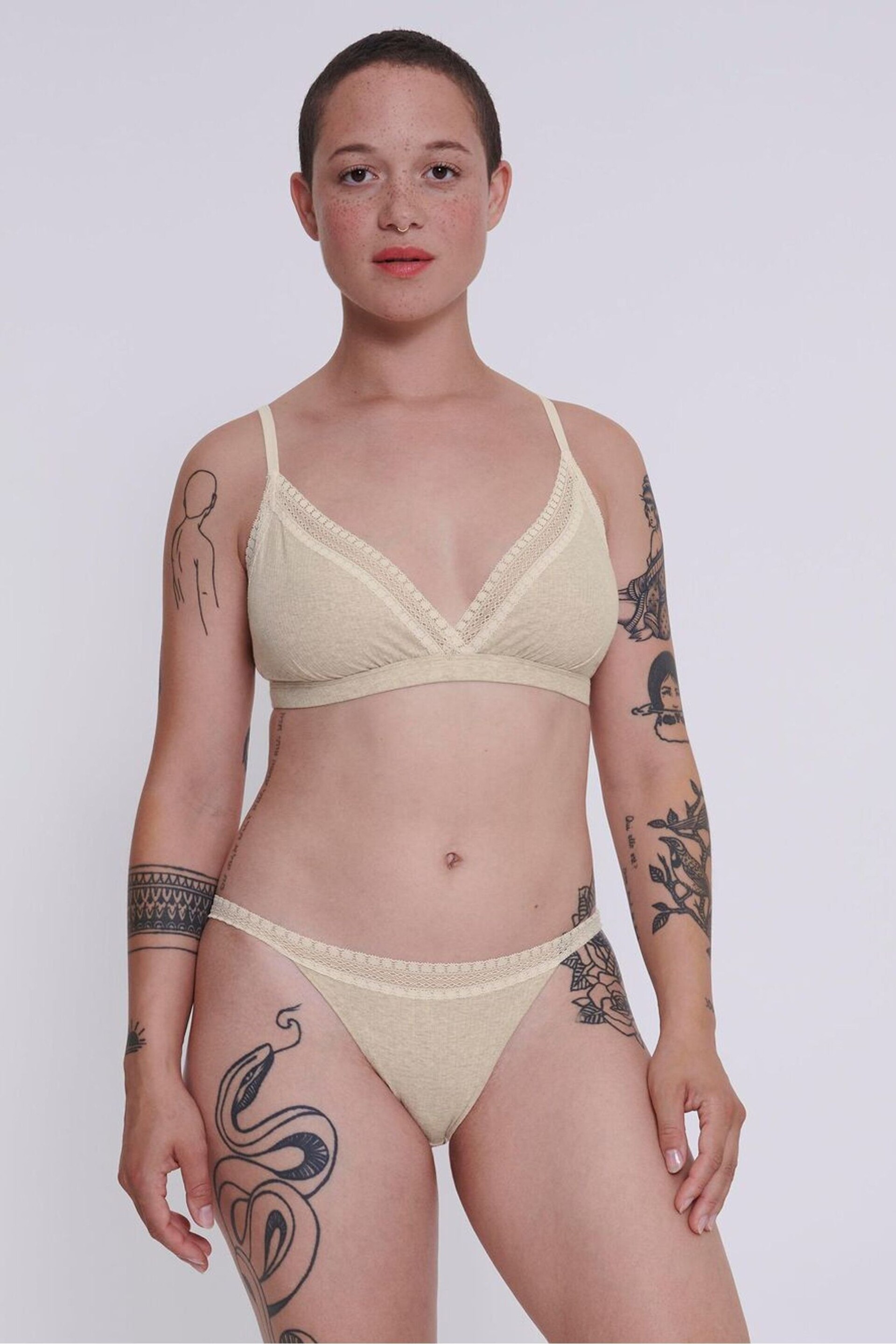 Sloggi GO Ribbed R Non-Wired Bralette - Image 3 of 5