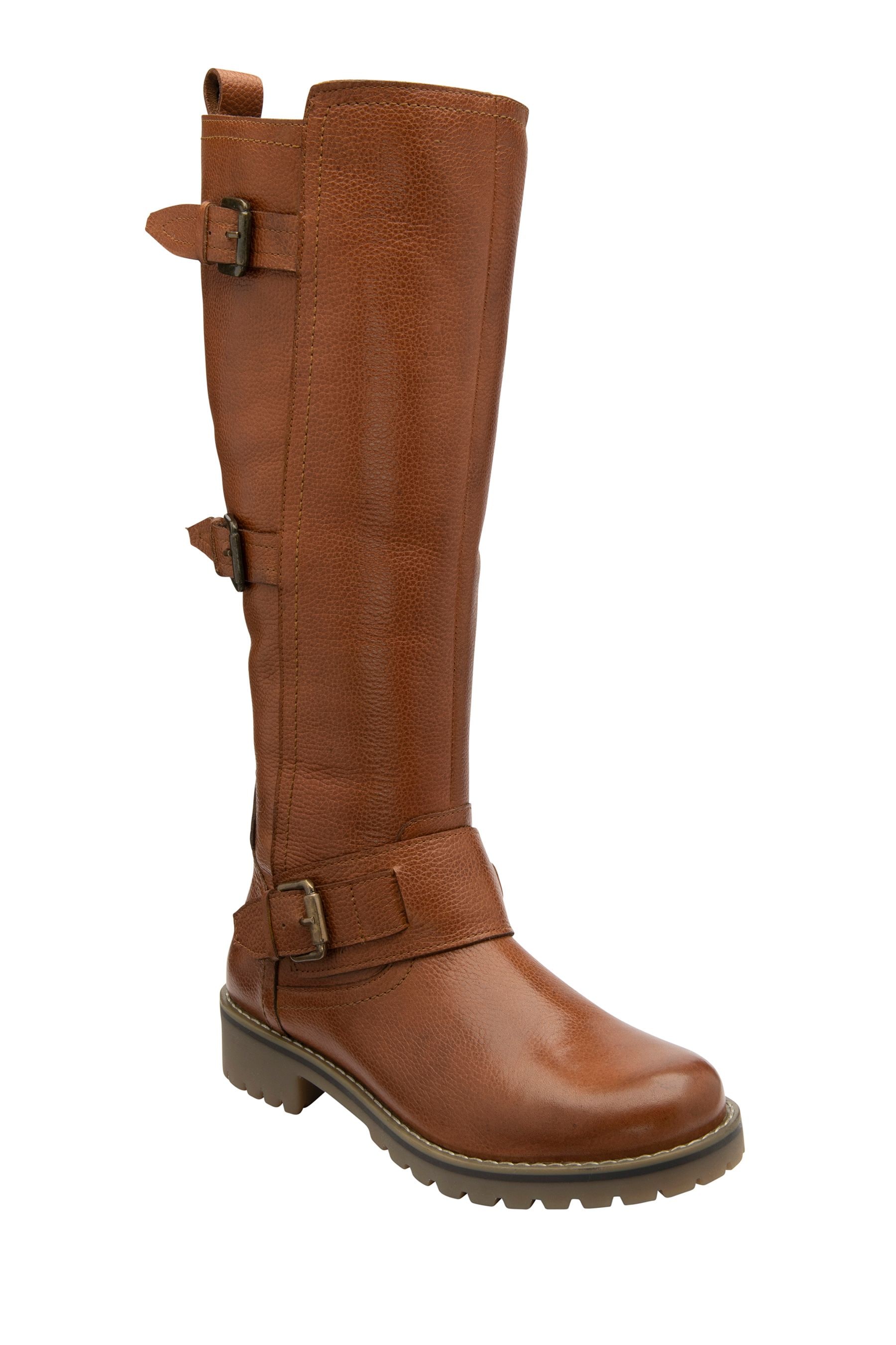 Buy Lotus Brown Heeled Knee High Boots from Next Canada