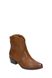 Novo Brown Laurel Western Ankle Boots - Image 2 of 3