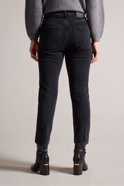 Ted Baker Black Straight Leg Dahla Denim Jeans - Image 2 of 5