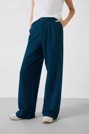 Hush Green Theo Tailored Jersey Trousers - Image 2 of 5