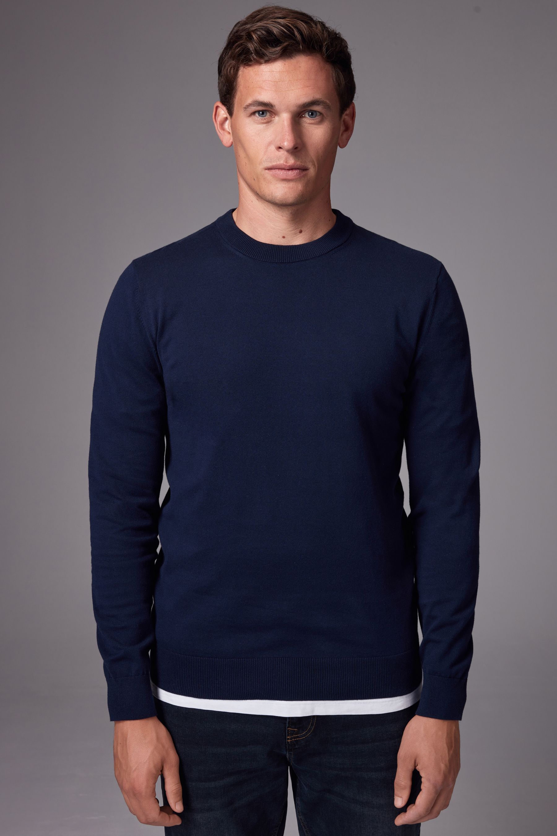 Next mens cotton jumpers top