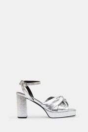 Hush Silver Farrah Twist Platform Sandals - Image 2 of 4