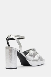 Hush Silver Farrah Twist Platform Sandals - Image 3 of 4