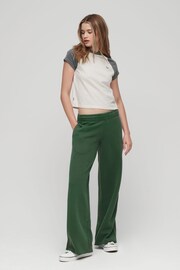 Superdry Green Wash Straight Joggers - Image 3 of 3