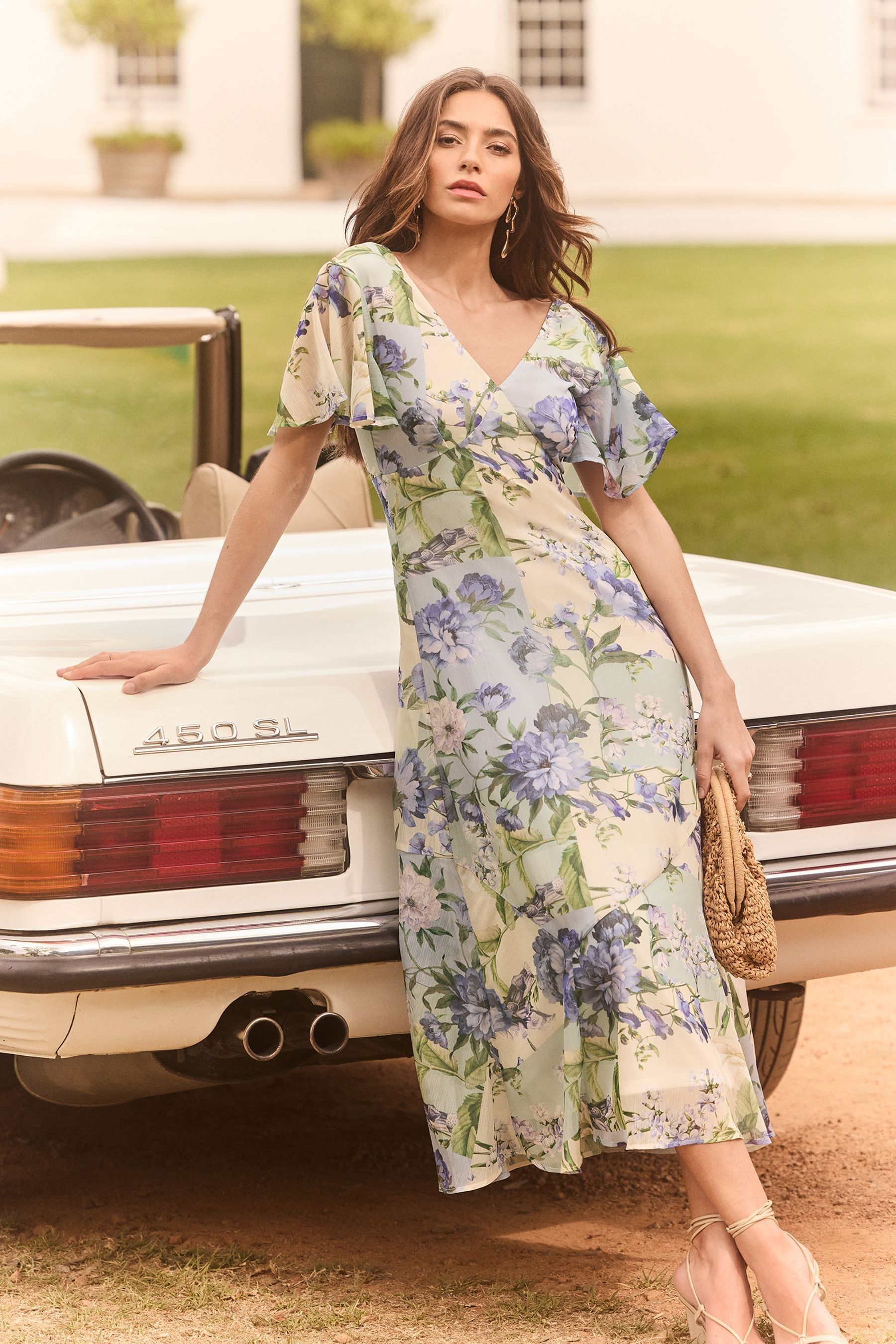 Lipsy multiway midi chiffon dress sale