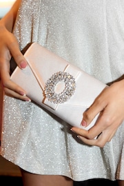 Linzi White Heaven Evening Envelope Clutch Bag - Image 2 of 2