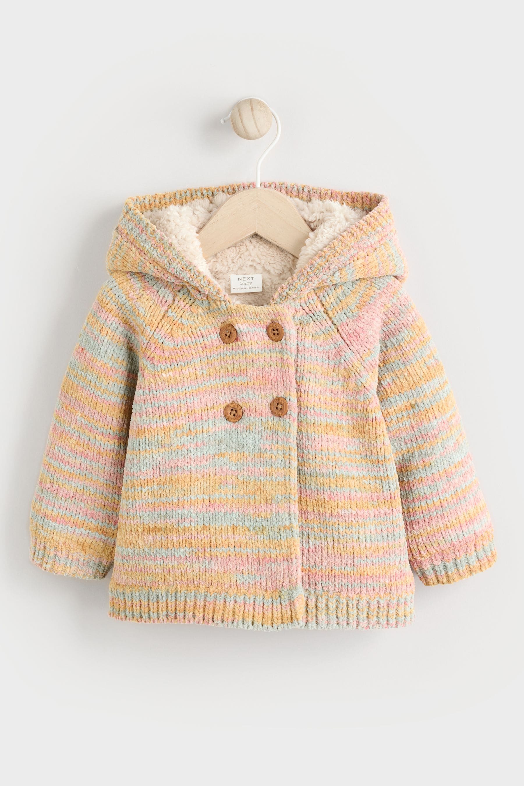 Buy Multi Baby Fleece Lined Cardigan 0mths 2yrs from the Next UK online shop