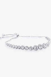 Ivory & Co Silver Marseille Crystal Graduating Bracelet - Image 1 of 5