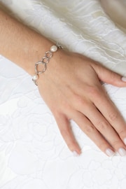 Ivory & Co Silver Caprice And Pearl Hoop Bracelet - Image 4 of 4