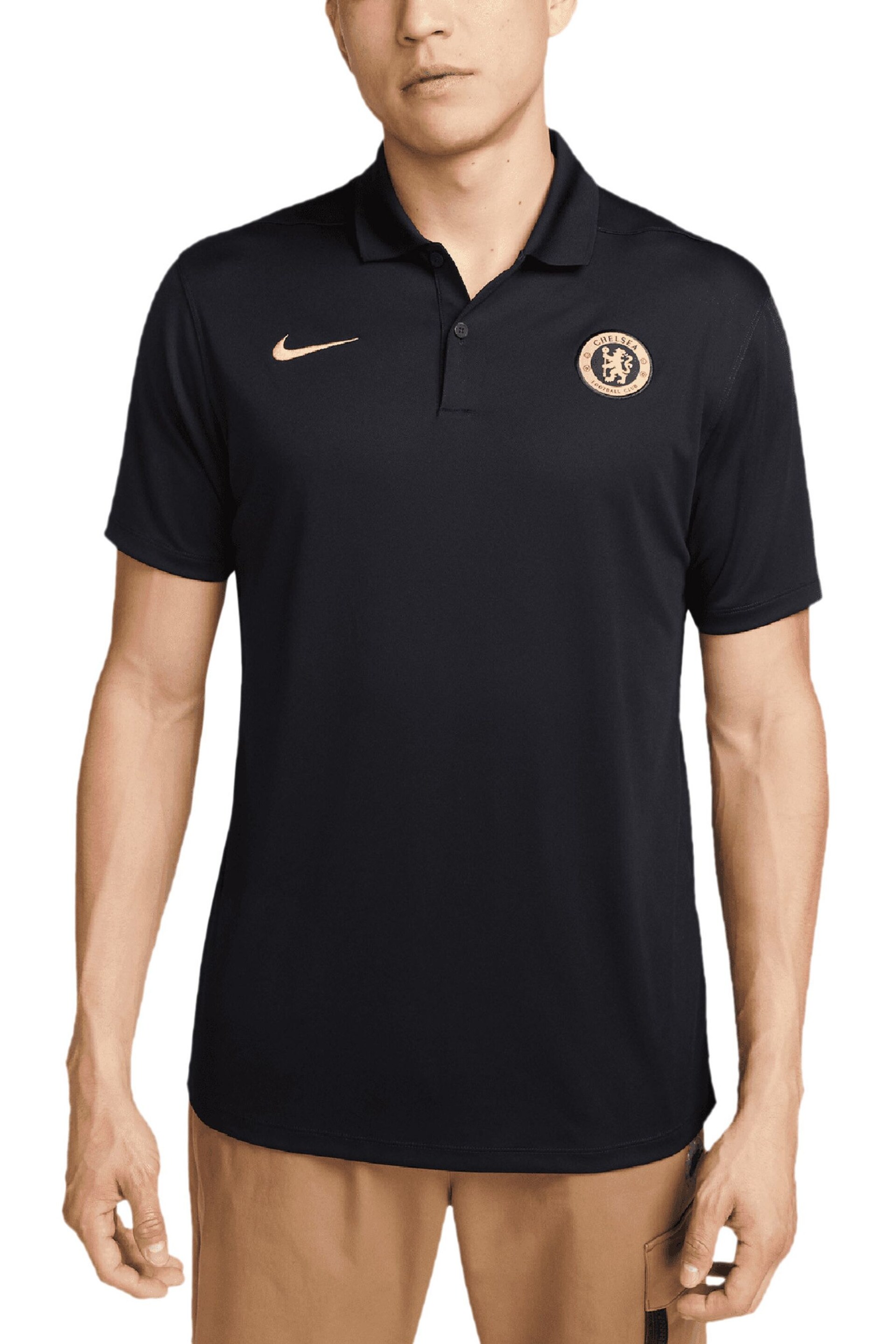 Nike Black Chelsea Victory Polo Shirt - Image 1 of 2