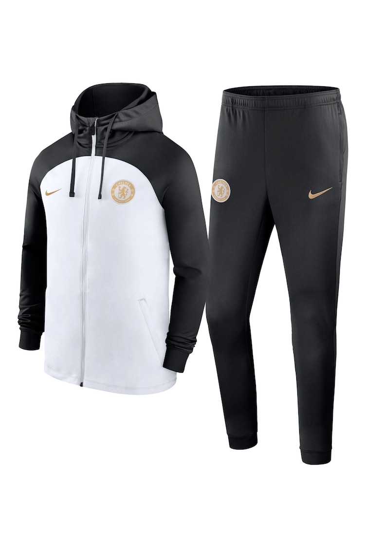 Nike White Chelsea Strike Hoodied Tracksuit Kids - Image 1 of 5