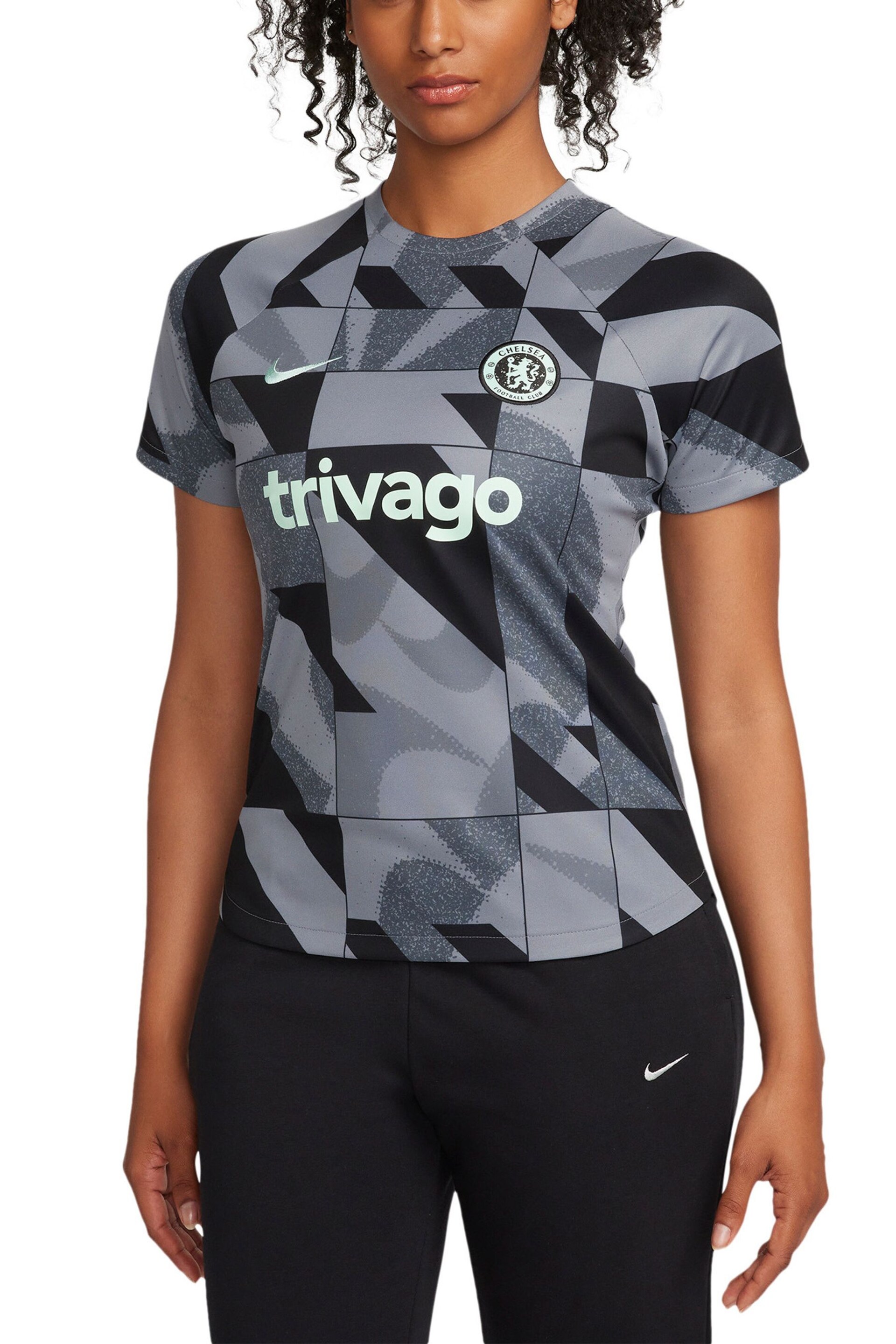 Nike Grey Chelsea Academy Pro Pre Match Top Womens - Image 1 of 4
