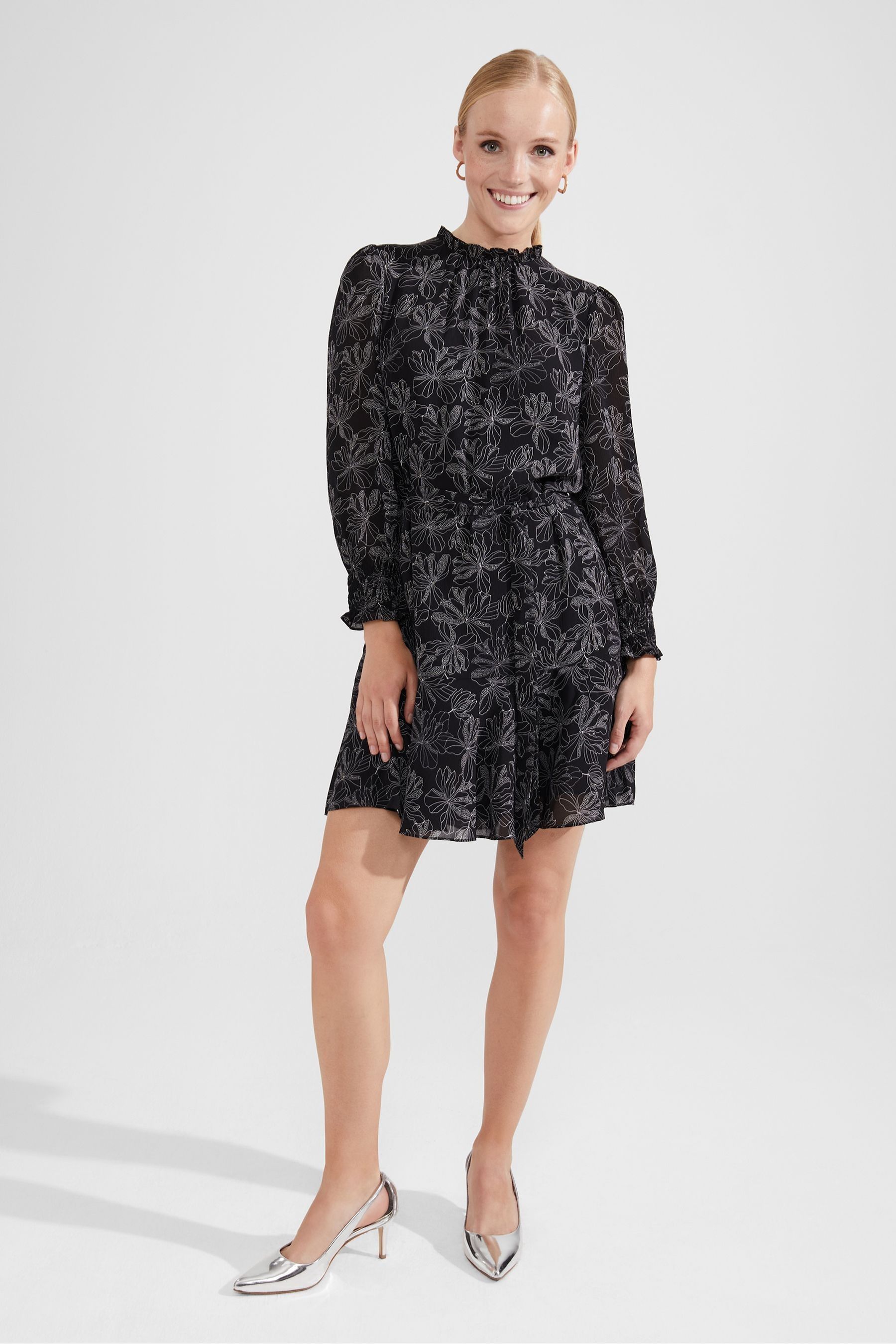Hobbs black dress cheap