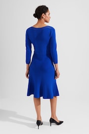 Hobbs Blue Quinn Knitted Dress - Image 2 of 4