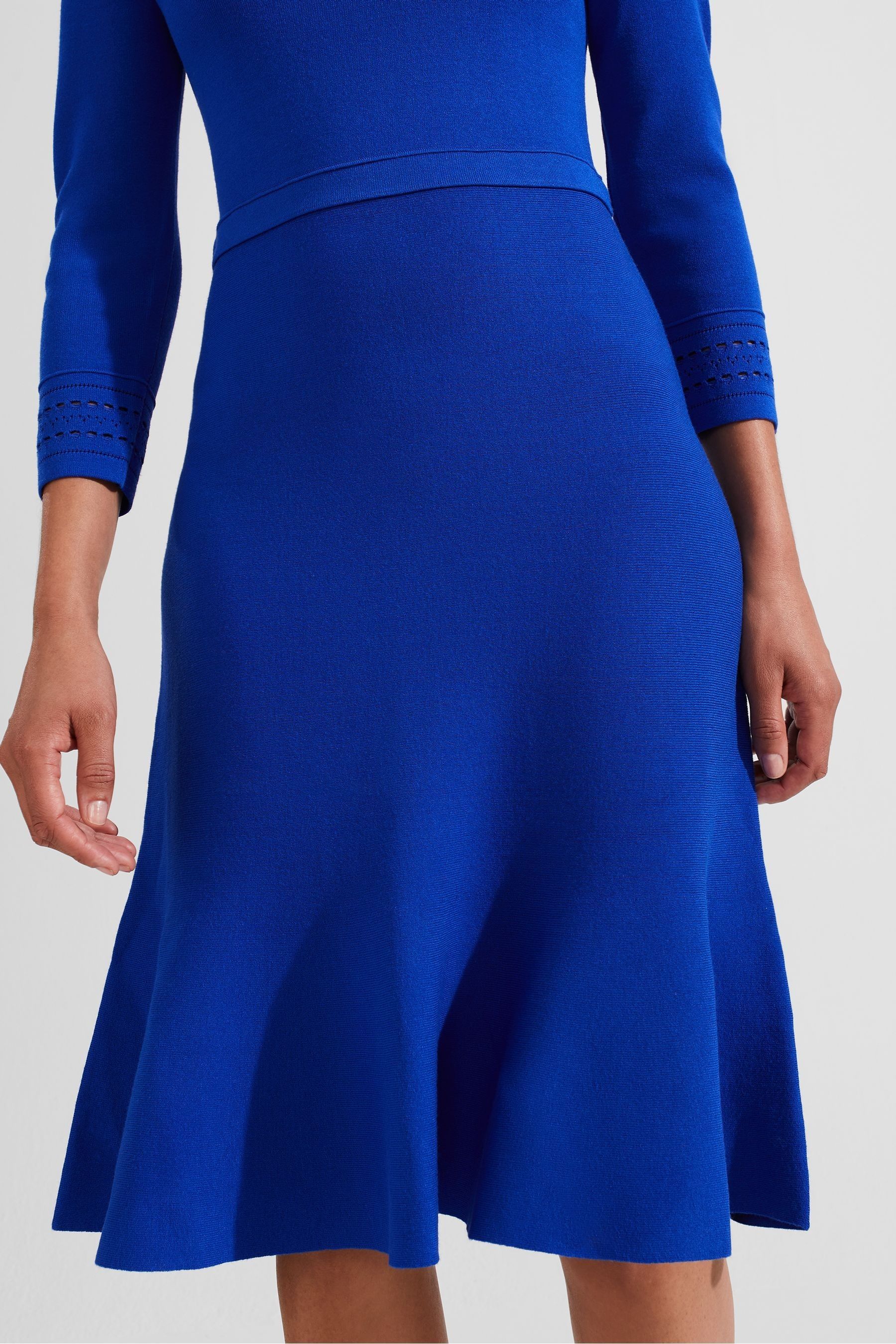 Buy Hobbs Blue Quinn Knitted Dress from the Next UK online shop