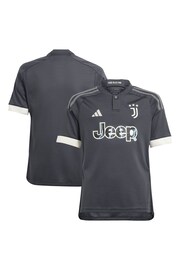 adidas Grey Juventus Third Shirt 2023-24 Kids - Image 1 of 3