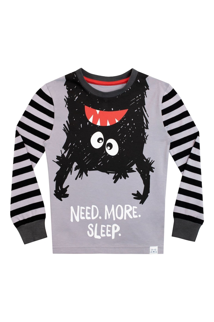 Harry Bear Grey Snuggle Fit Monster Pyjamas - Image 2 of 5