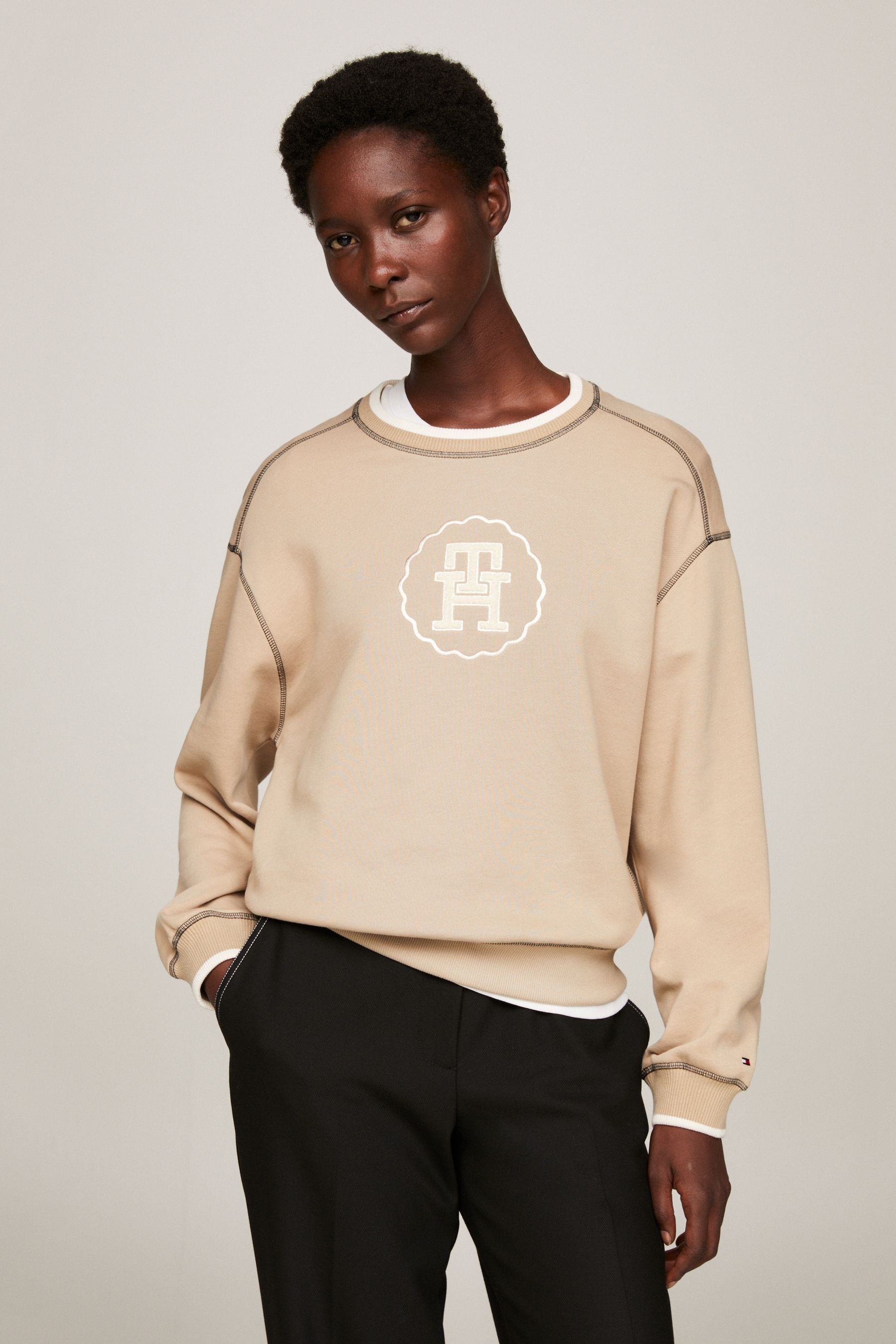 Tommy hilfiger cotton sweatshirt on sale