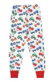 Harry Bear White Snuggle Fit Tractor Pyjamas - Image 3 of 5
