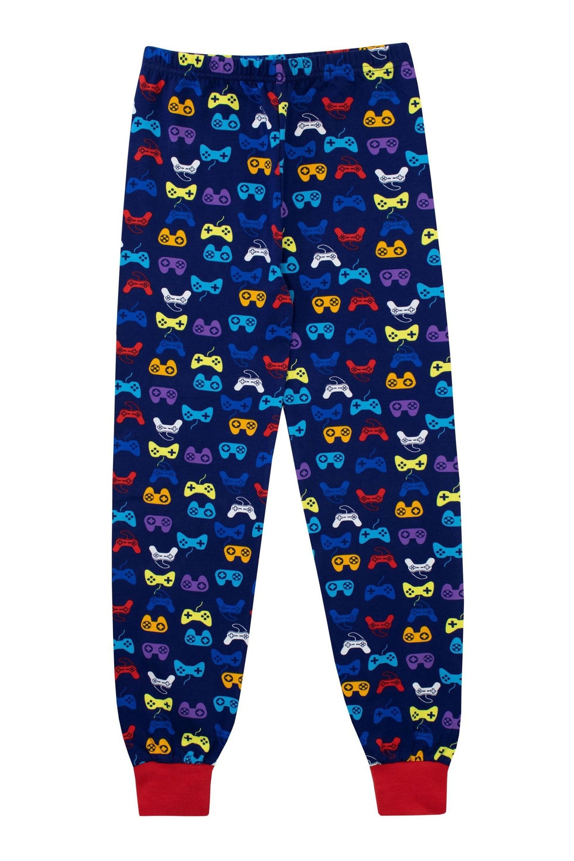 Harry Bear Blue Gaming Pyjamas - Snuggle Fit - Image 3 of 5