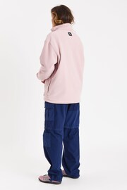 Harper & Lewis Pink Cecily 1/4 Zip Polar Fleece - Image 2 of 9