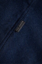 Ted Baker Blue Lightweight Narni Twill Flannel Shirt - Image 2 of 2