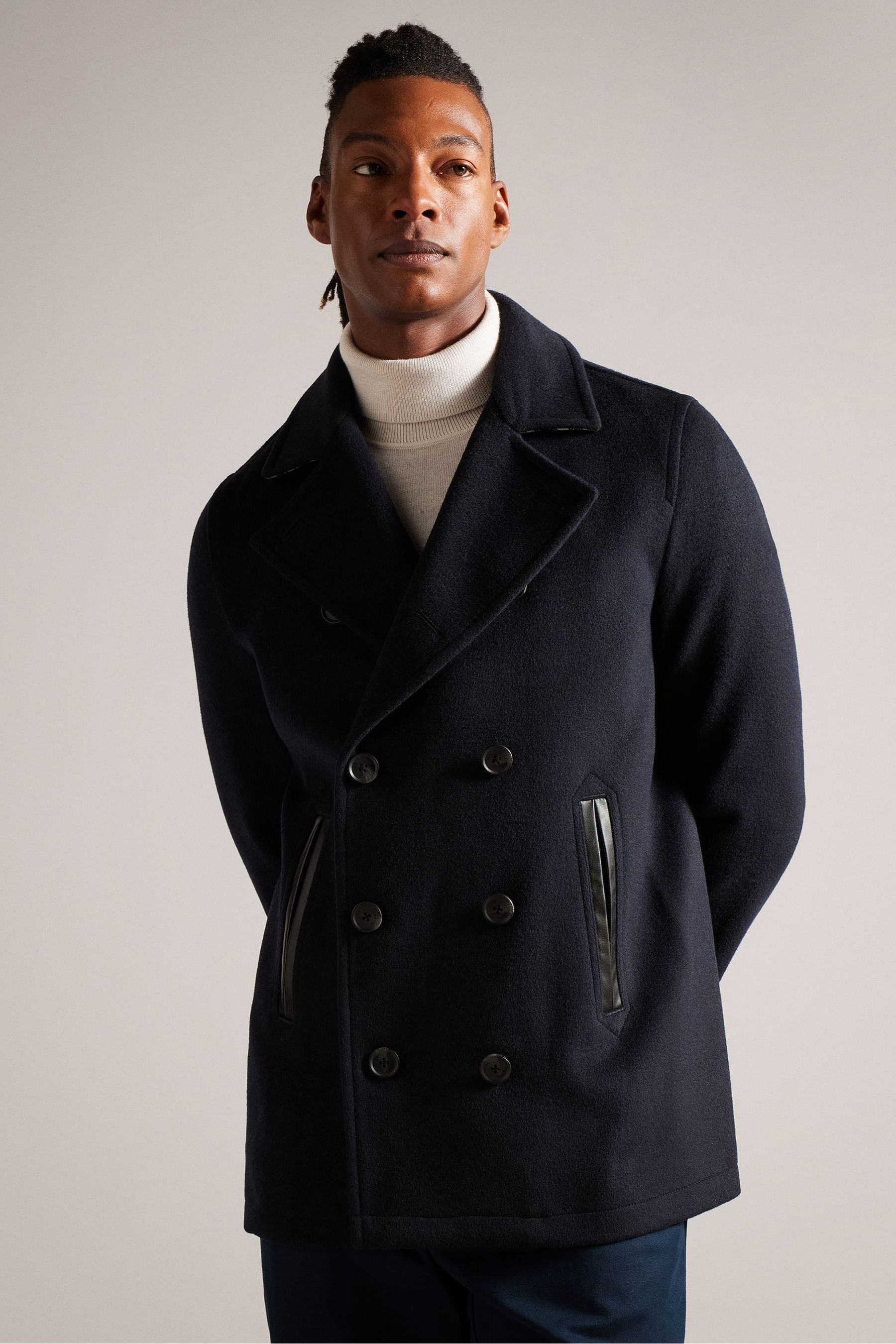 Peacoat ted baker sales