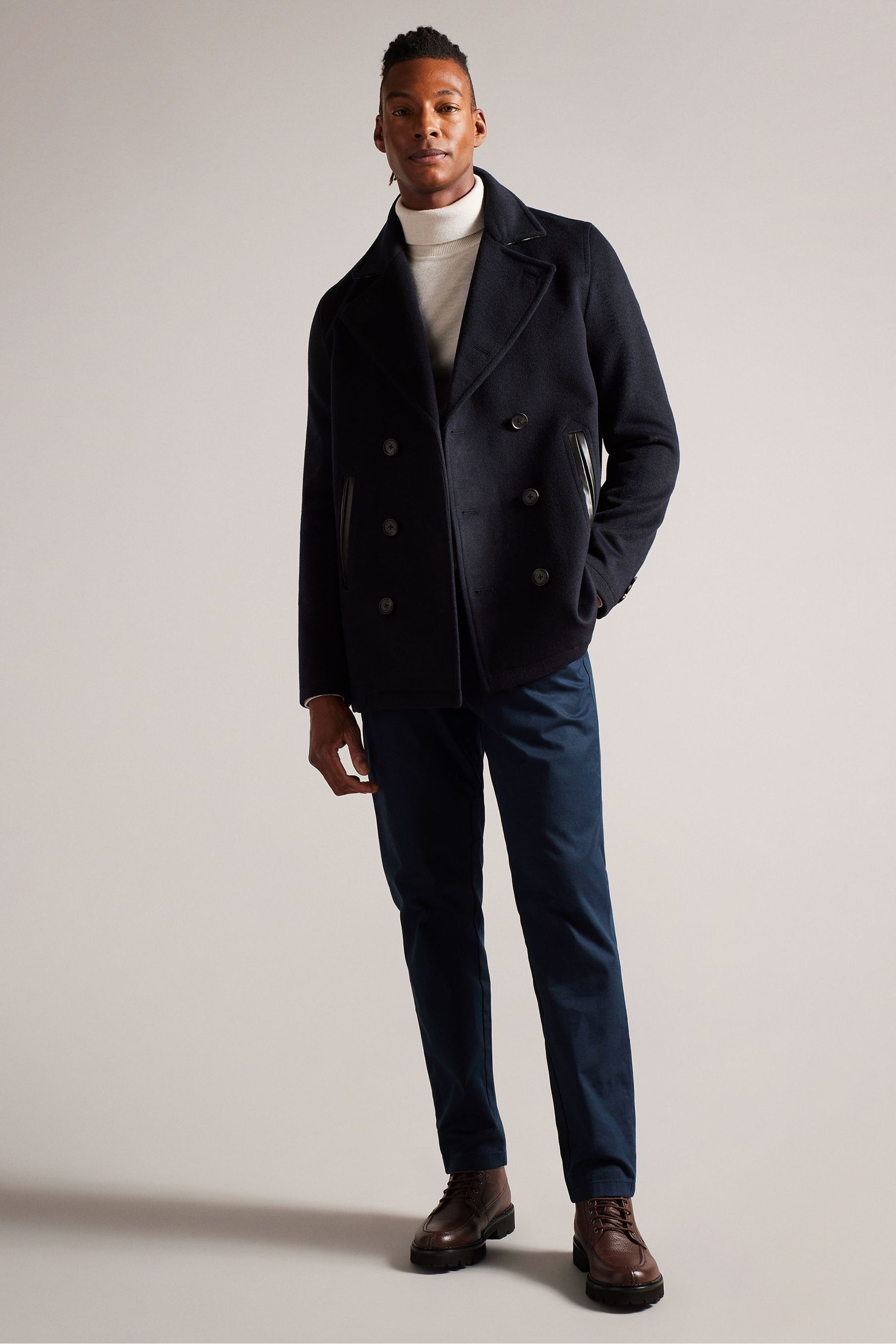 Ted baker wool peacoat clearance