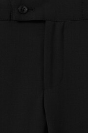 Reiss Black Knightsbridge Teen Tuxedo Trousers - Image 4 of 4