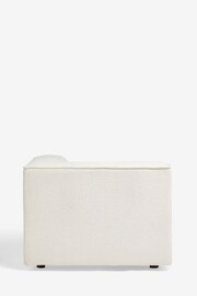 Casual Boucle Oyster Single Corner Piece Alba Modular Sofa - Image 9 of 14