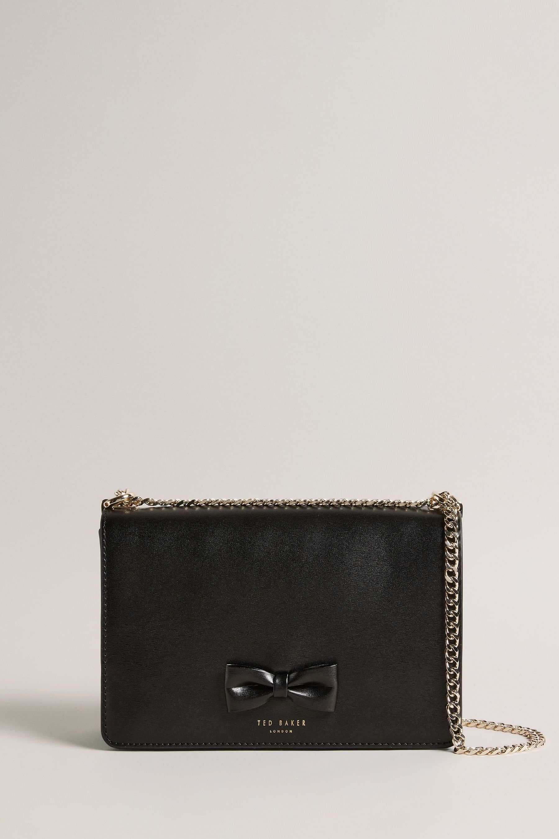 Ted baker black bow purse outlet