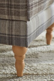 Brushed Check Perth Grey Sherlock Storage Footstool - Image 3 of 7