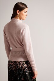 Ted Baker Pink Elliian Wrap Cardigan - Image 2 of 6