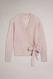 Ted Baker Pink Elliian Wrap Cardigan - Image 4 of 6