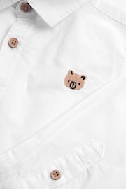 White Character Long Sleeve Oxford Shirt (3mths-7yrs) - Image 7 of 7