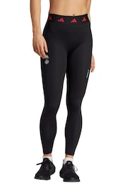 adidas Black Manchester United DNA Tights Womens - Image 1 of 3