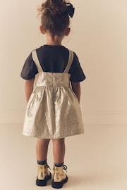 Gold Party Pinafore And T-Shirt Set (3mths-10yrs) - Image 9 of 15