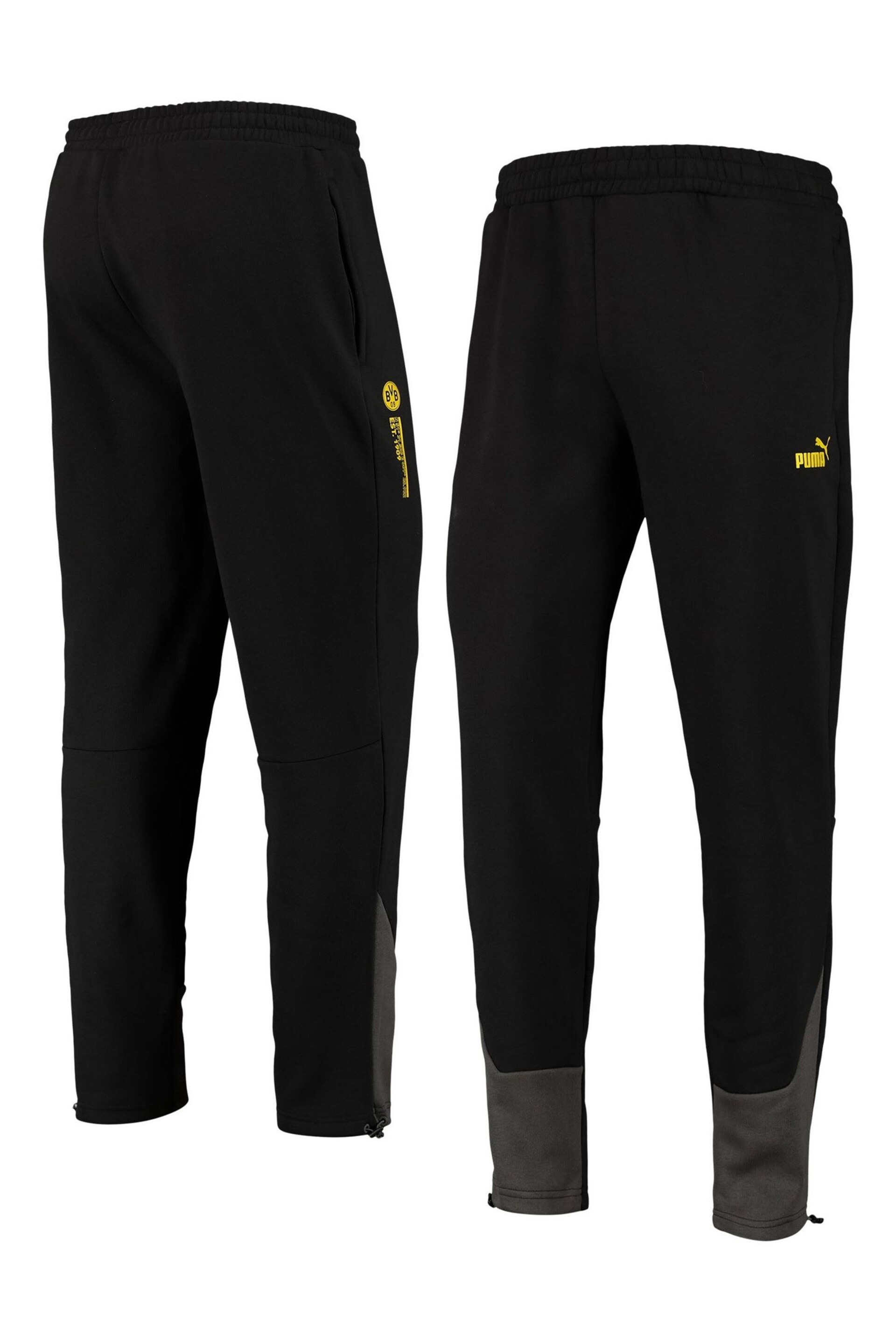 Puma Black Borussia Dortmund Football Culture Track Joggers - Image 1 of 3