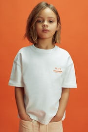 Reiss x McLaren F1 Team White 3-9 yrs McLaren F1 Oversized Cotton Crew Neck T-Shirt - Image 5 of 9