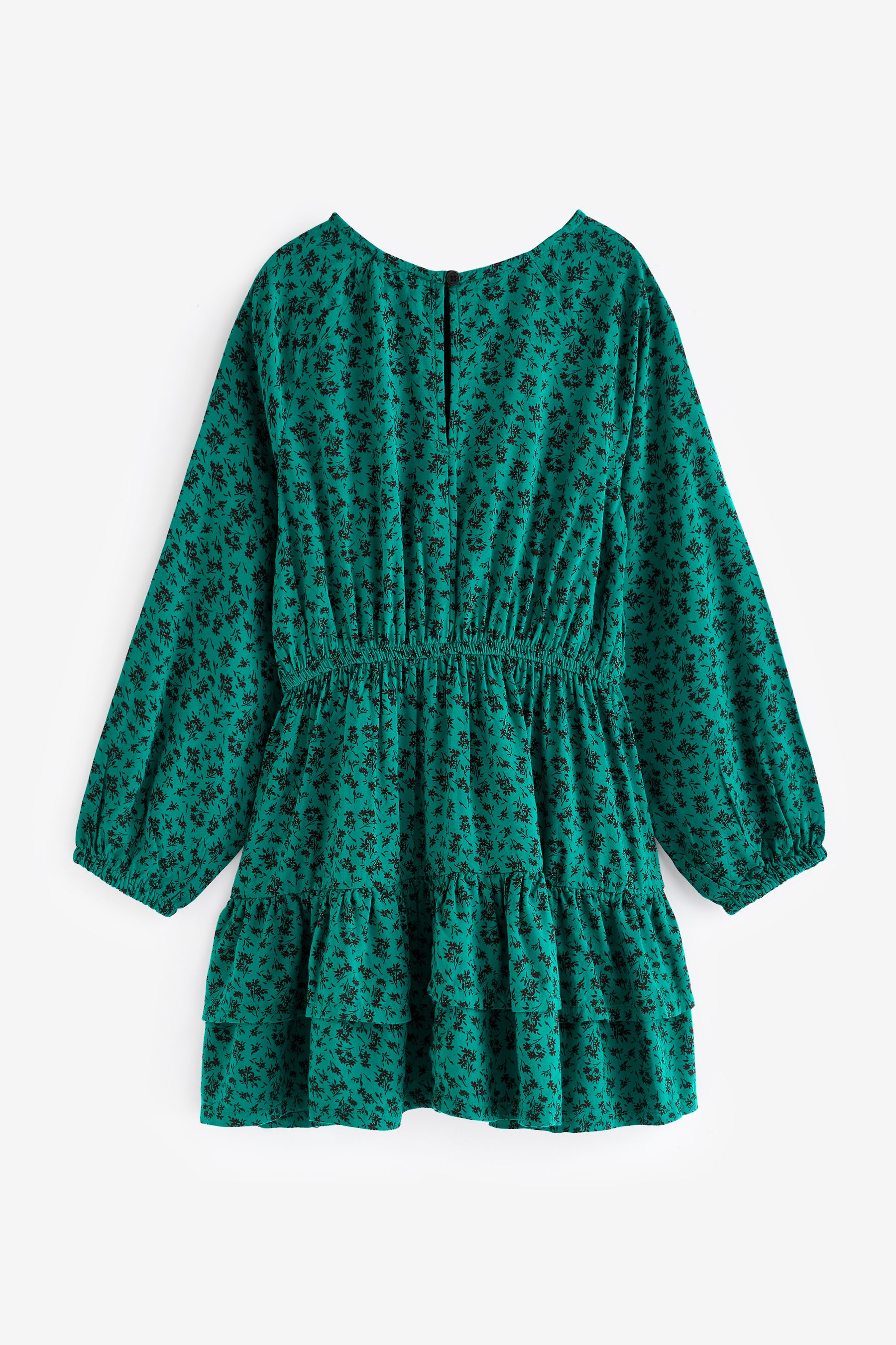 Buy Green Ditsy Tiered Printed Dress 3 16yrs from Next Canada