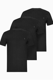AllSaints Black Brace Crew T-Shirts 3 Pack - Image 1 of 7