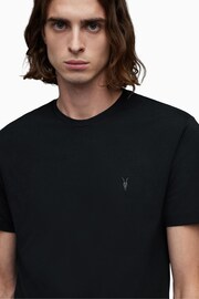 AllSaints Black Brace Crew T-Shirts 3 Pack - Image 5 of 7