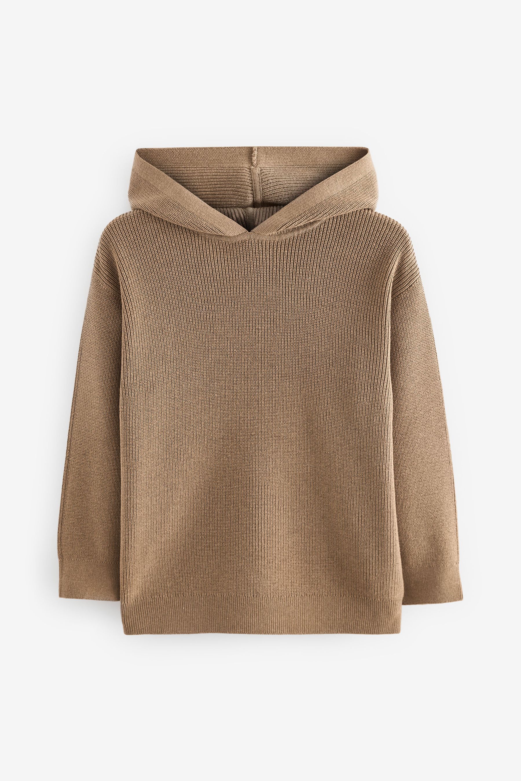 Buy Tan Brown Knitted Hoodie 3 16yrs from Next Ireland