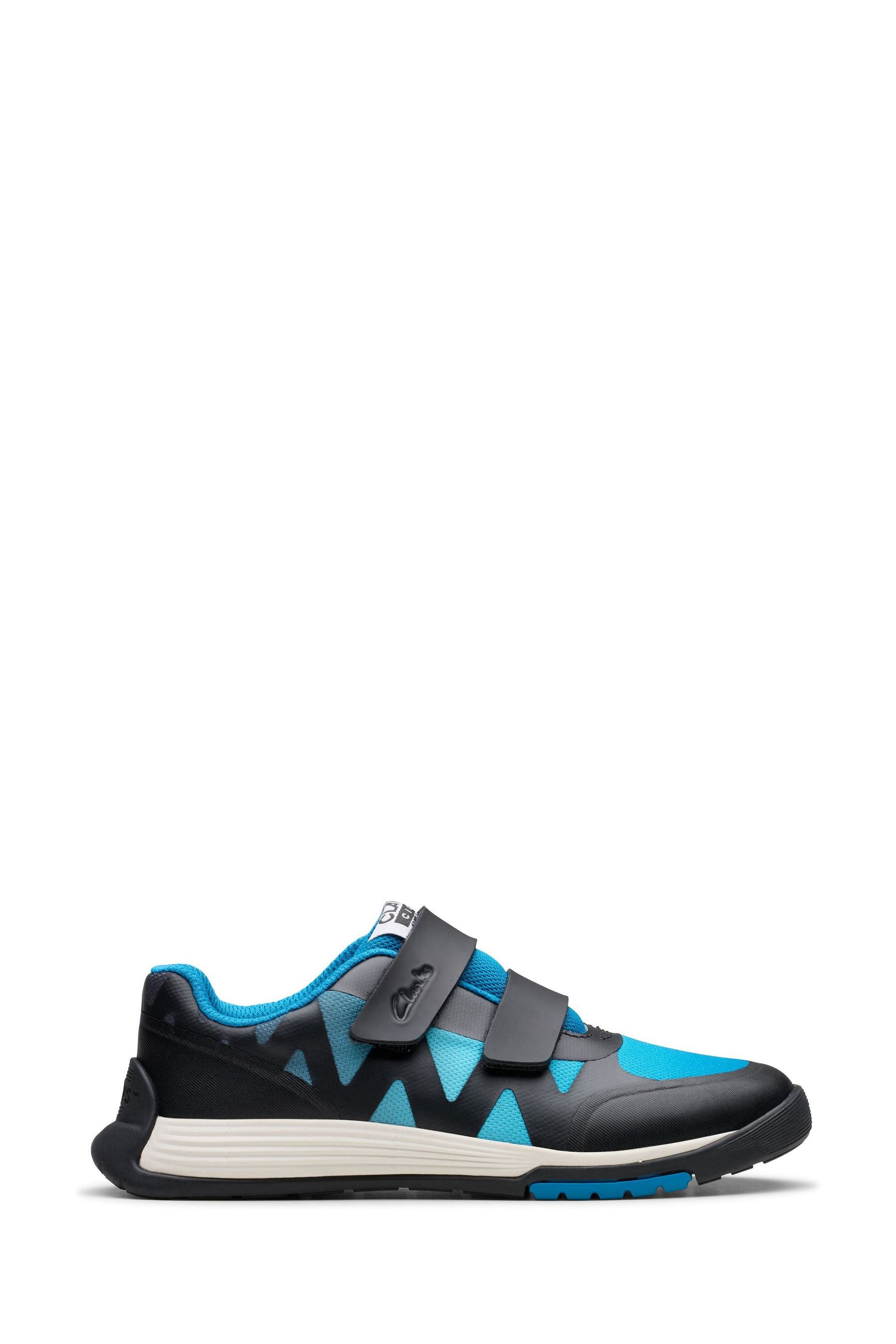 Buy Clarks Blue Standard Fit F Kids Cica Star Jump Trainers from Next Luxembourg