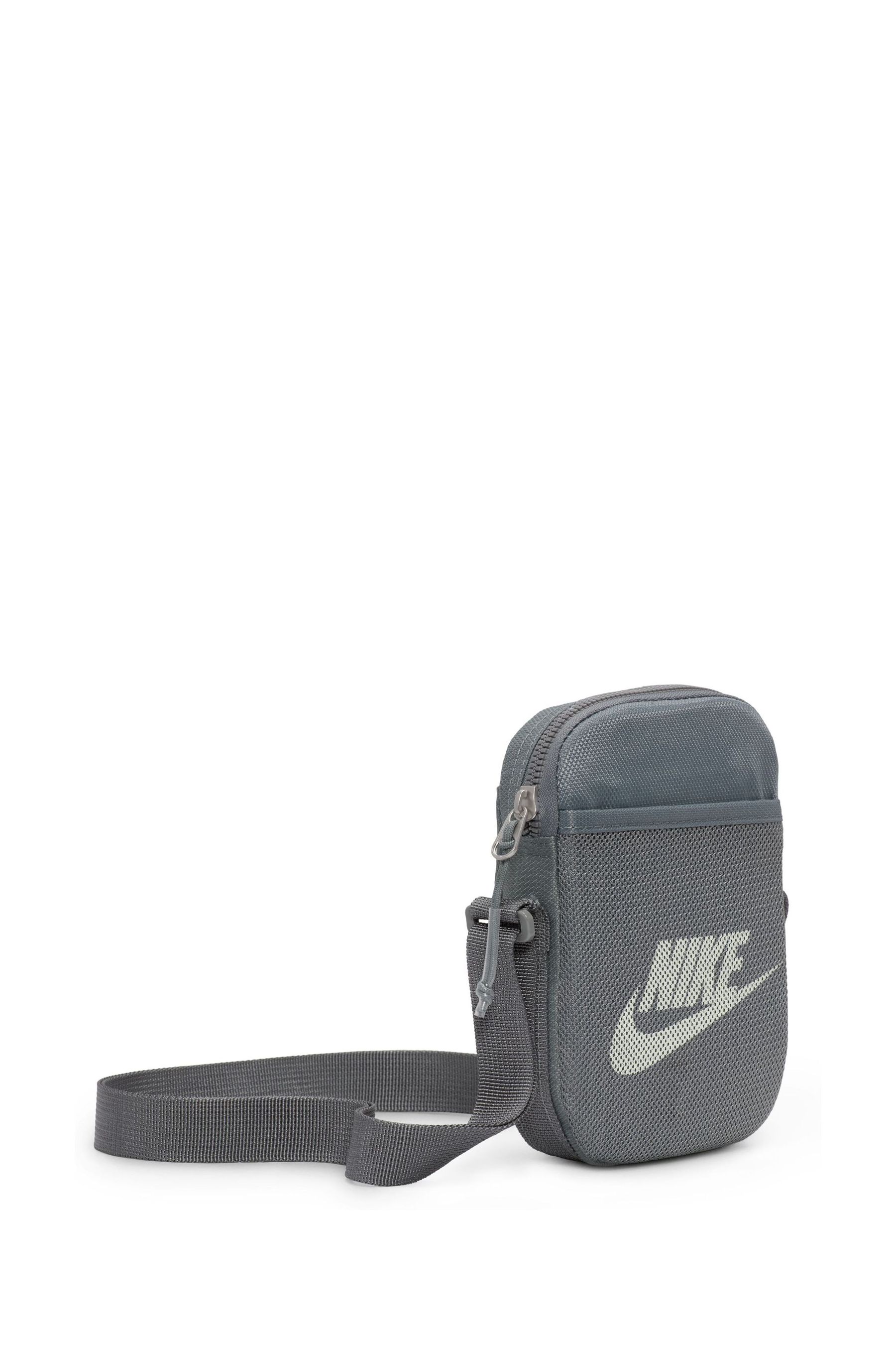 Nike Grey Small Heritage Crossbody Bag 1L