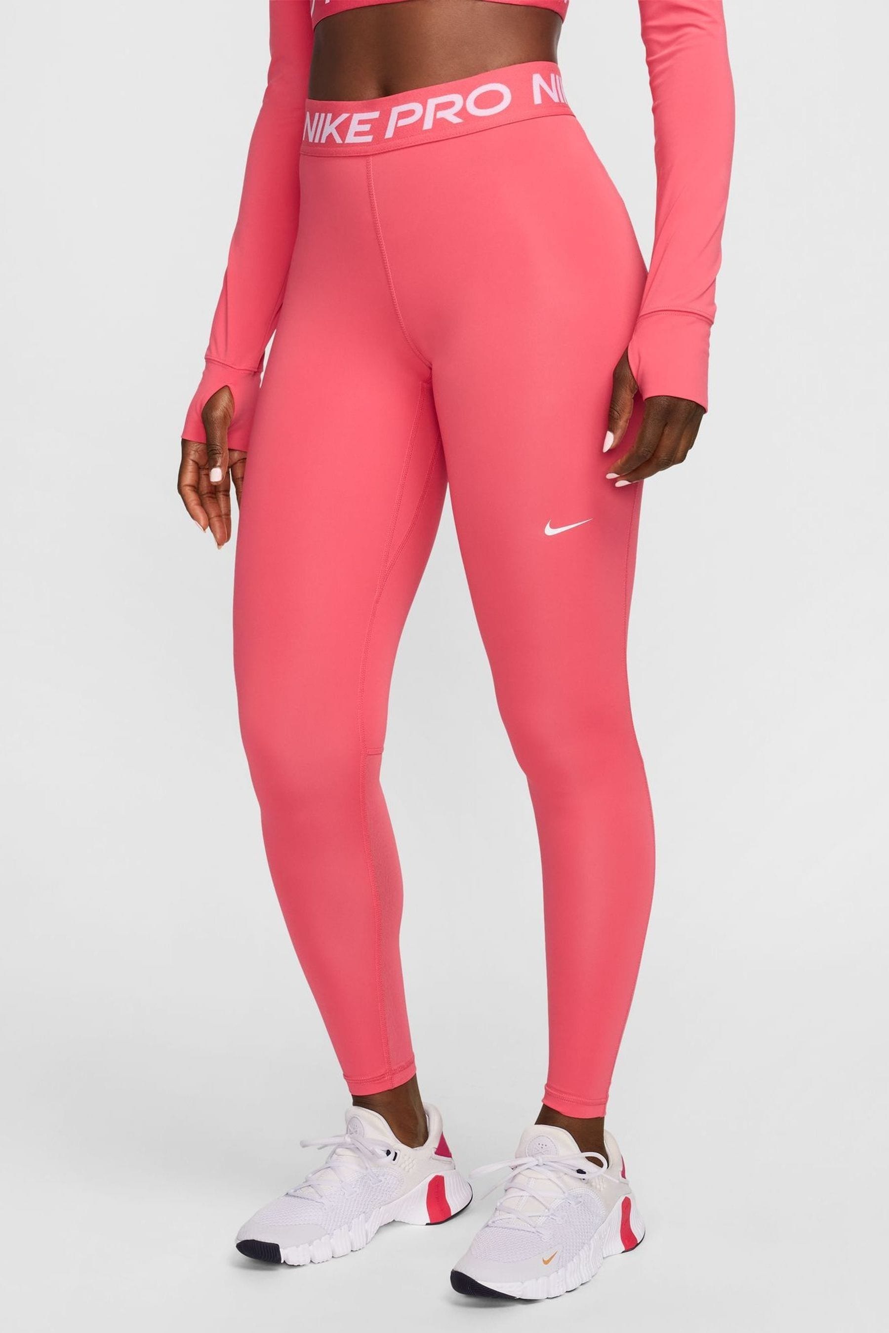 Pink nike pro leggings 2025